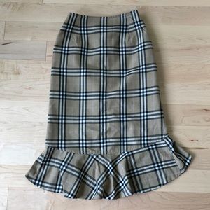 Vintage Checkered Skirt
